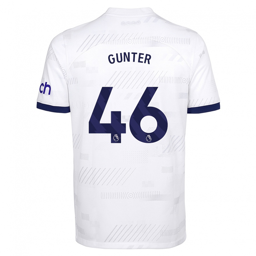 Kandiny Kinder Luca Gunter #46 Weiß Heimtrikot Trikot 2023/24 T-Shirt Österreich