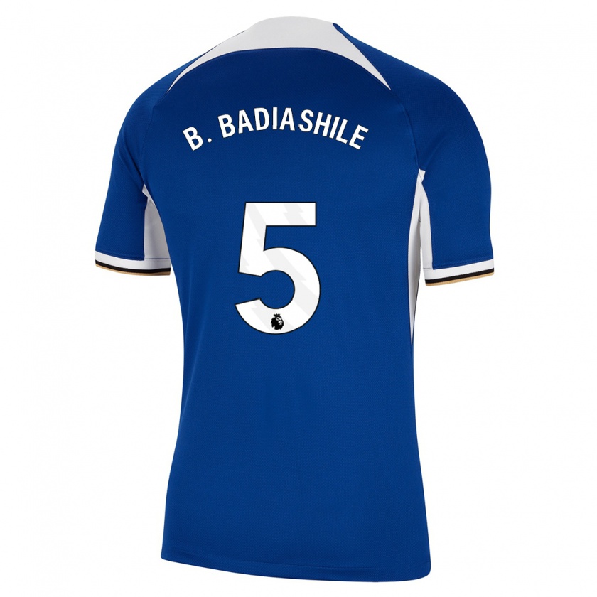 Kandiny Kinder Benoît Badiashile #5 Blau Heimtrikot Trikot 2023/24 T-Shirt Österreich