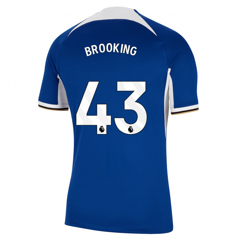 Kandiny Bambino Maglia Josh Brooking #43 Blu Kit Gara Home 2023/24 Maglietta