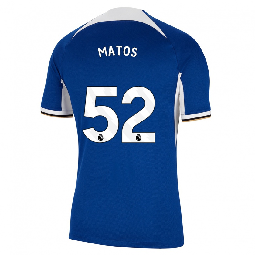 Kandiny Bambino Maglia Alex Matos #52 Blu Kit Gara Home 2023/24 Maglietta