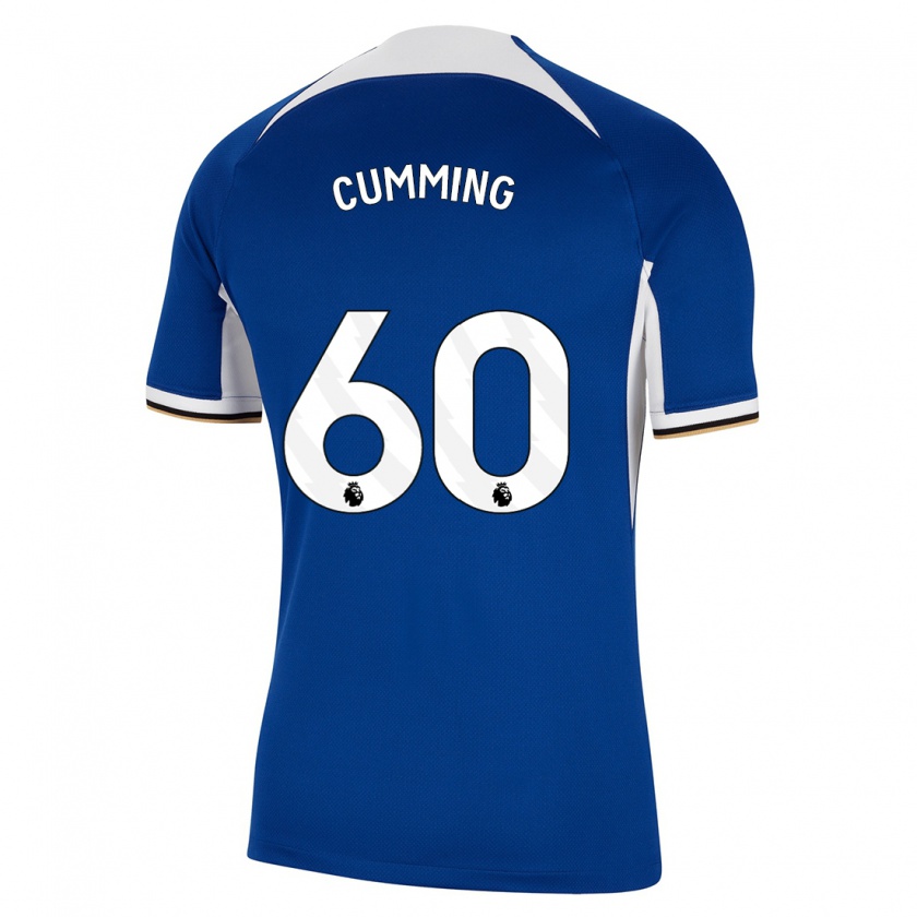 Kandiny Bambino Maglia Jamie Cumming #60 Blu Kit Gara Home 2023/24 Maglietta