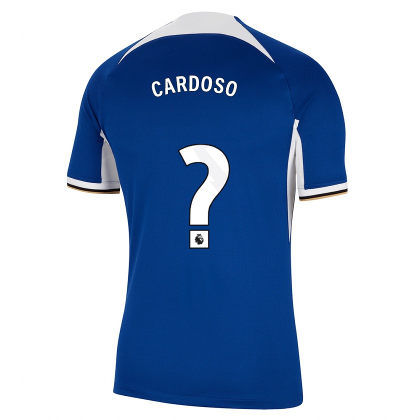 Kandiny Bambino Maglia Leo Cardoso #0 Blu Kit Gara Home 2023/24 Maglietta