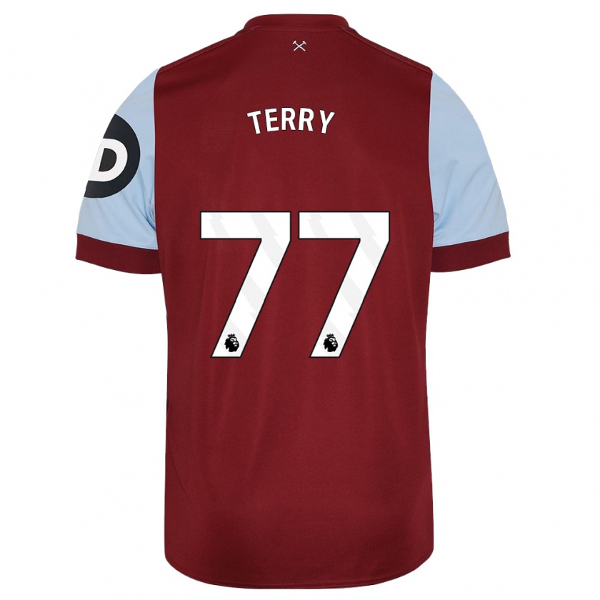 Kandiny Kinder Mason Terry #77 Kastanienbraun Heimtrikot Trikot 2023/24 T-Shirt Österreich