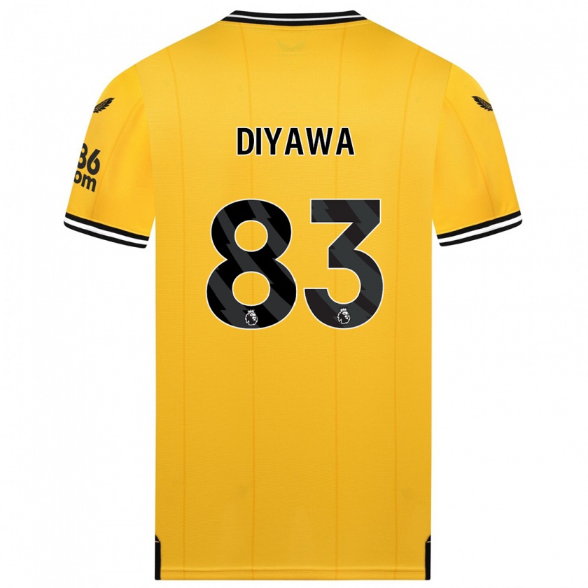 Kandiny Niño Camiseta Aaron Keto-Diyawa #83 Amarillo 1ª Equipación 2023/24 La Camisa México