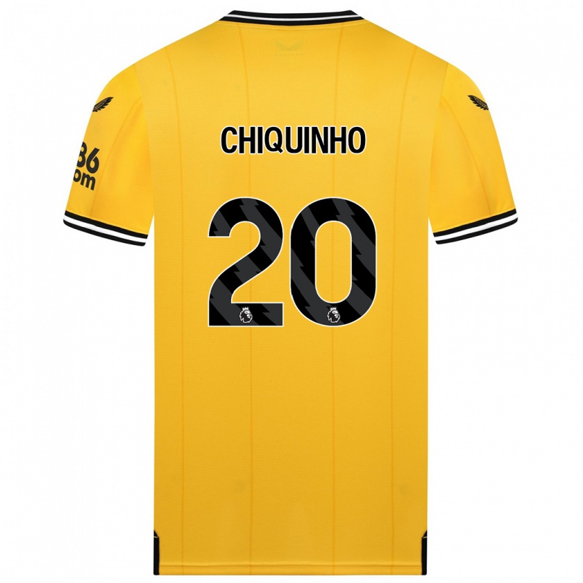 Kandiny Niño Camiseta Chiquinho #20 Amarillo 1ª Equipación 2023/24 La Camisa