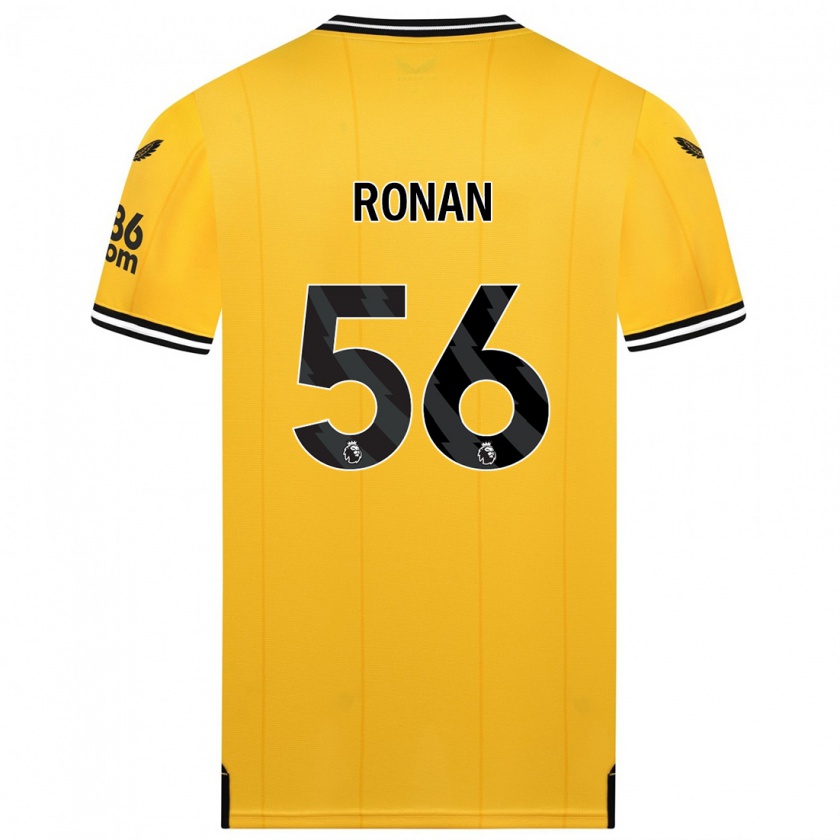 Kandiny Niño Camiseta Connor Ronan #56 Amarillo 1ª Equipación 2023/24 La Camisa