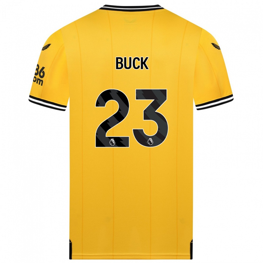 Kandiny Niño Camiseta Alex Buck #23 Amarillo 1ª Equipación 2023/24 La Camisa