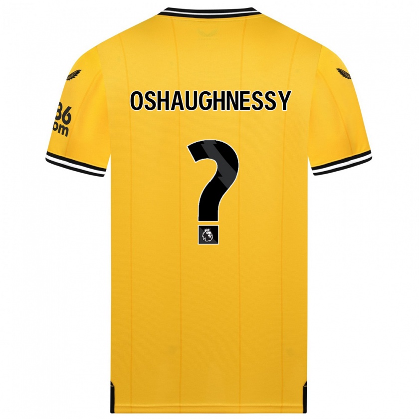 Kandiny Niño Camiseta Joe Oshaughnessy #0 Amarillo 1ª Equipación 2023/24 La Camisa