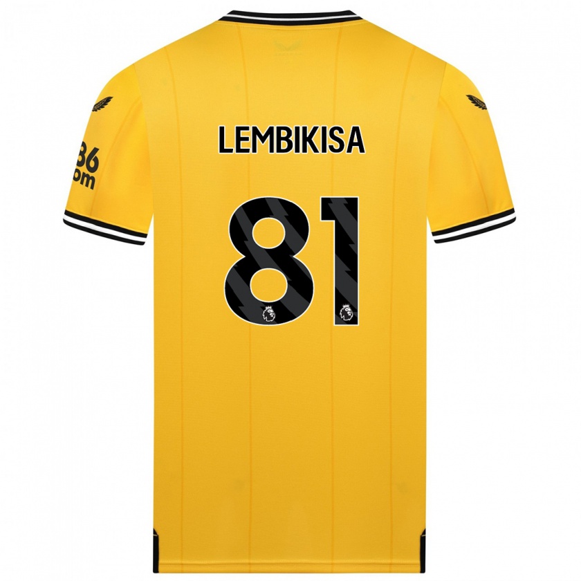 Kandiny Niño Camiseta Dexter Lembikisa #81 Amarillo 1ª Equipación 2023/24 La Camisa México