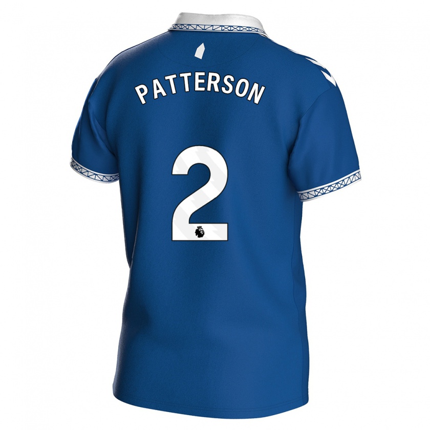 Kandiny Kinderen Nathan Patterson #2 Koningsblauw Thuisshirt Thuistenue 2023/24 T-Shirt België