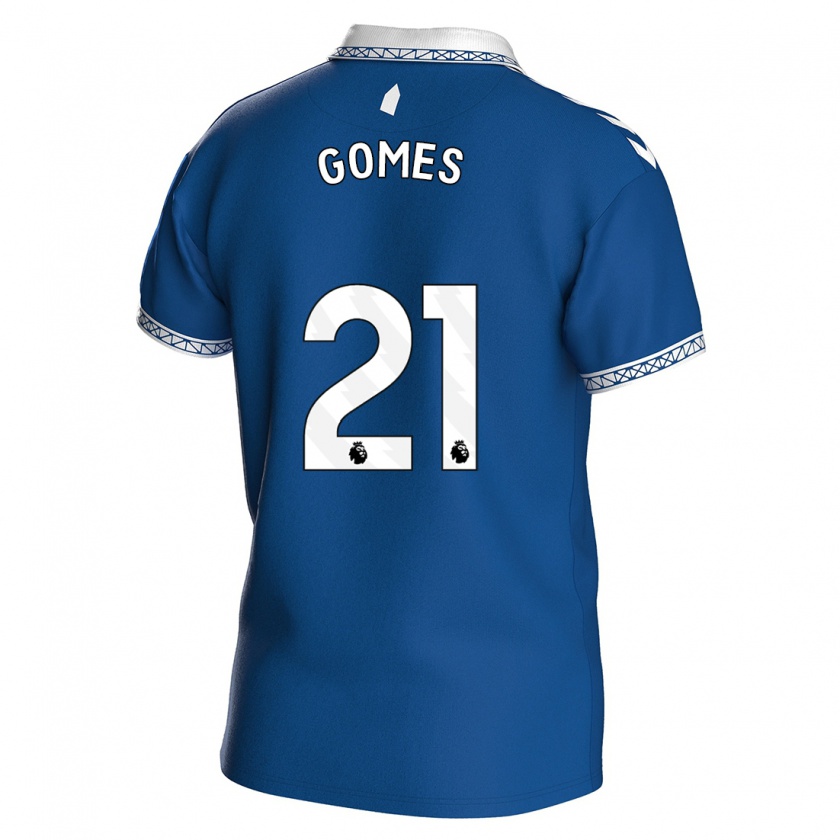 Kandiny Kinderen André Gomes #21 Koningsblauw Thuisshirt Thuistenue 2023/24 T-Shirt België