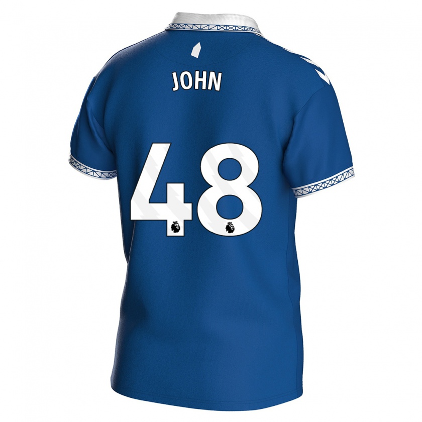 Kandiny Kinderen Kyle John #48 Koningsblauw Thuisshirt Thuistenue 2023/24 T-Shirt België