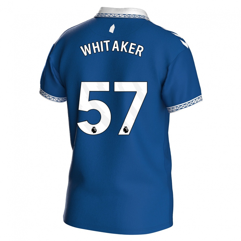 Kandiny Kinderen Charlie Whitaker #57 Koningsblauw Thuisshirt Thuistenue 2023/24 T-Shirt België