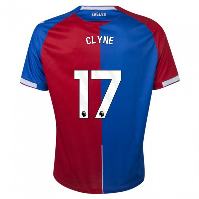 Kandiny Bambino Maglia Nathaniel Clyne #17 Rosso Blu Kit Gara Home 2023/24 Maglietta