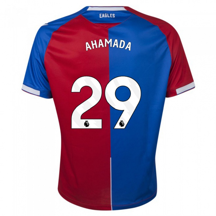 Kandiny Kinderen Naouirou Ahamada #29 Rood Blauw Thuisshirt Thuistenue 2023/24 T-Shirt België