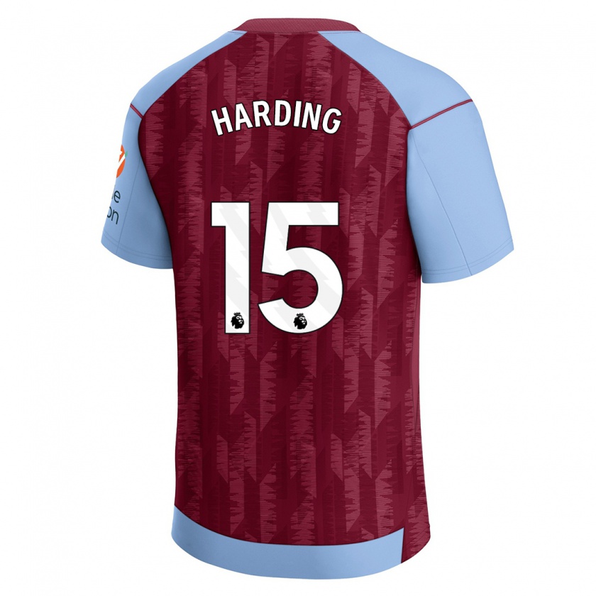 Kandiny Kinderen Natasha Harding #15 Claret Blauw Thuisshirt Thuistenue 2023/24 T-Shirt België