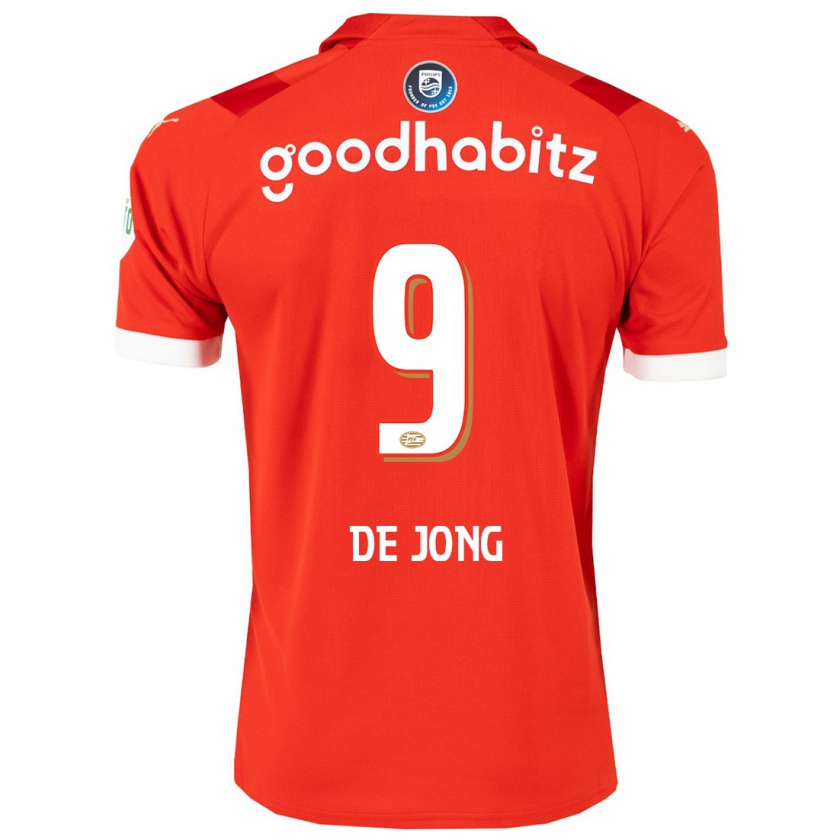 Kandiny Bambino Maglia Luuk De Jong #9 Rosso Kit Gara Home 2023/24 Maglietta