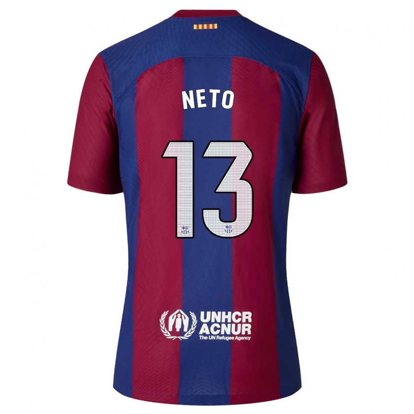 Kandiny Bambino Maglia Neto #13 Rosso Blu Kit Gara Home 2023/24 Maglietta