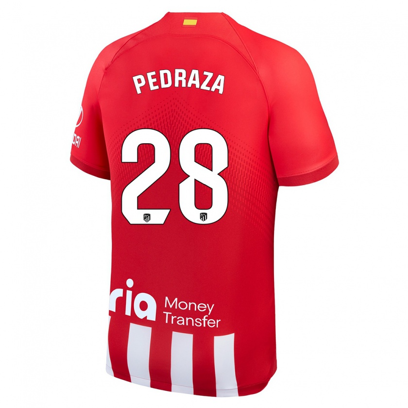 Kandiny Kinderen Alfredo Pedraza #28 Rood Wit Thuisshirt Thuistenue 2023/24 T-Shirt België