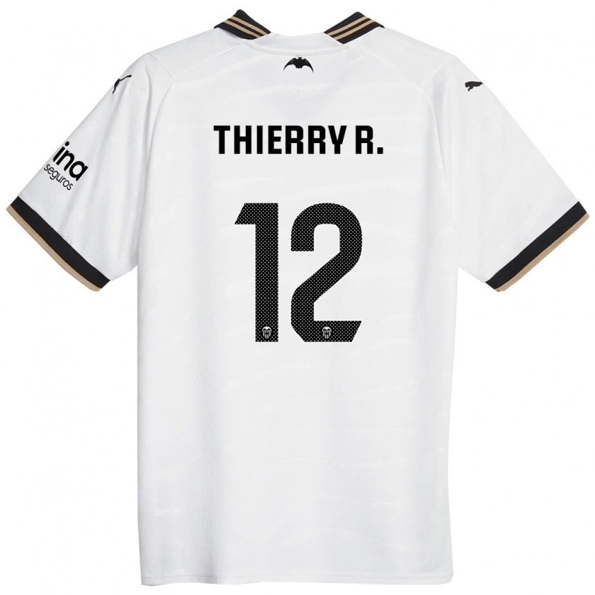 Kandiny Kinder Thierry Correia #12 Weiß Heimtrikot Trikot 2023/24 T-Shirt Österreich