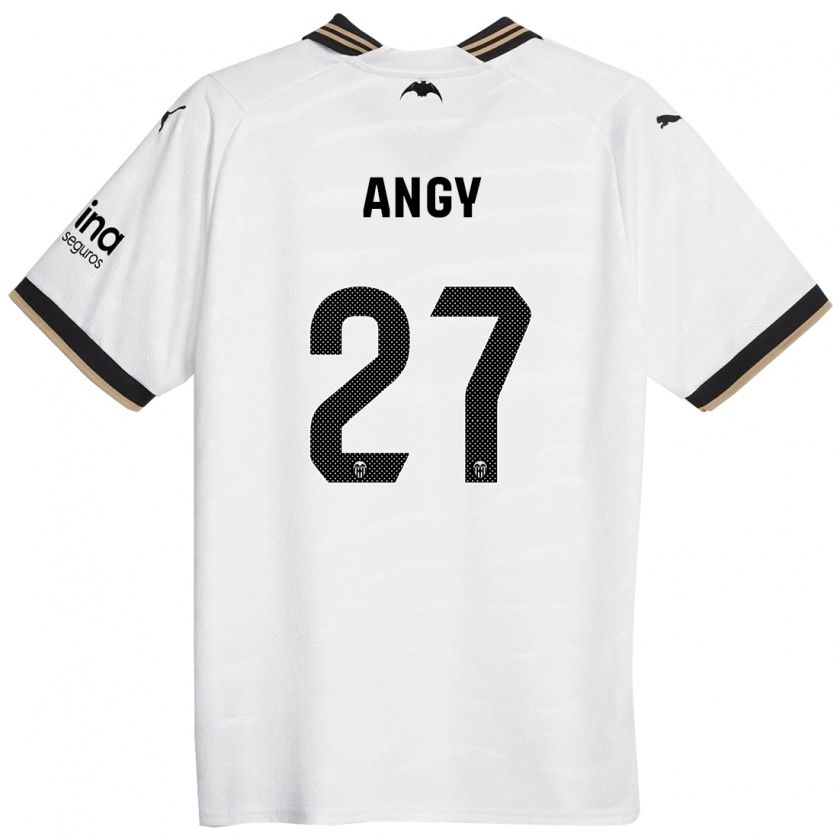 Kandiny Kinderen Angy #27 Wit Thuisshirt Thuistenue 2023/24 T-Shirt België