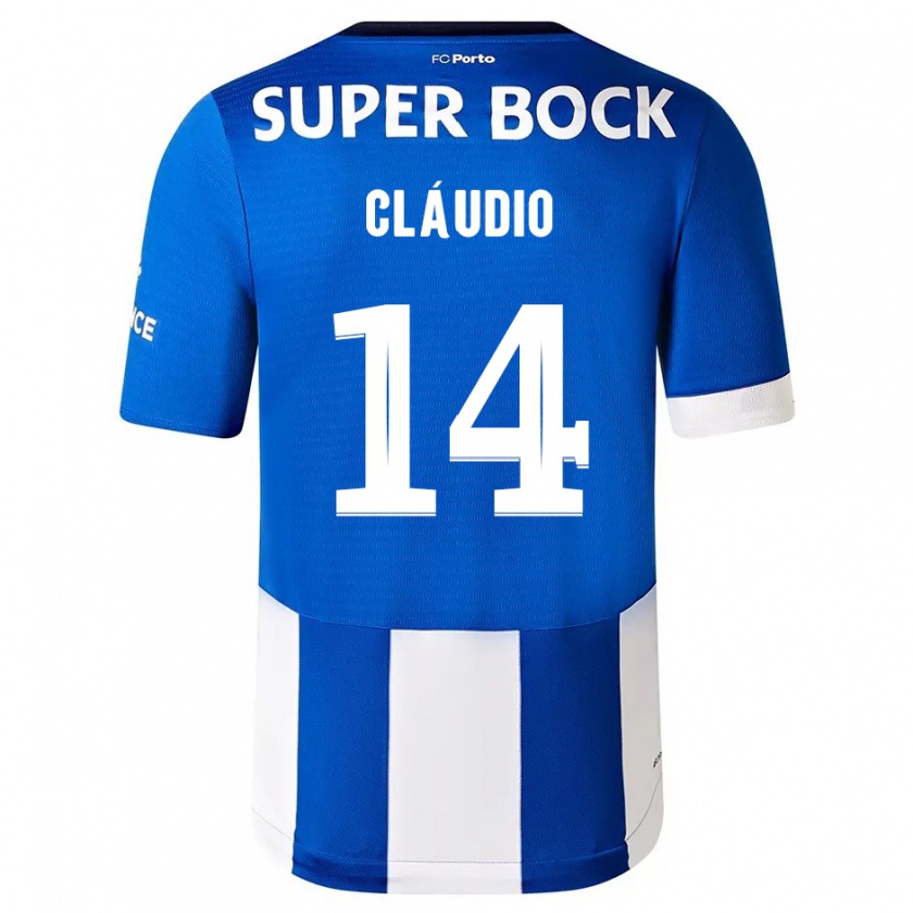 Kandiny Kinderen Cláudio Ramos #14 Blauw Wit Thuisshirt Thuistenue 2023/24 T-Shirt België