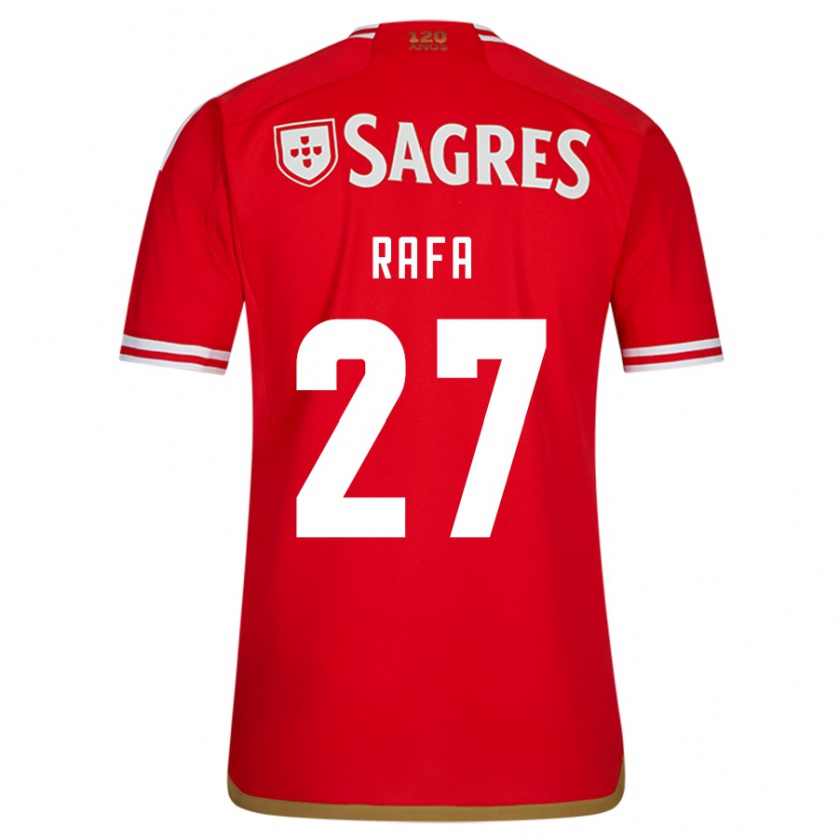 Kandiny Kinderen Rafa #27 Rood Thuisshirt Thuistenue 2023/24 T-Shirt België