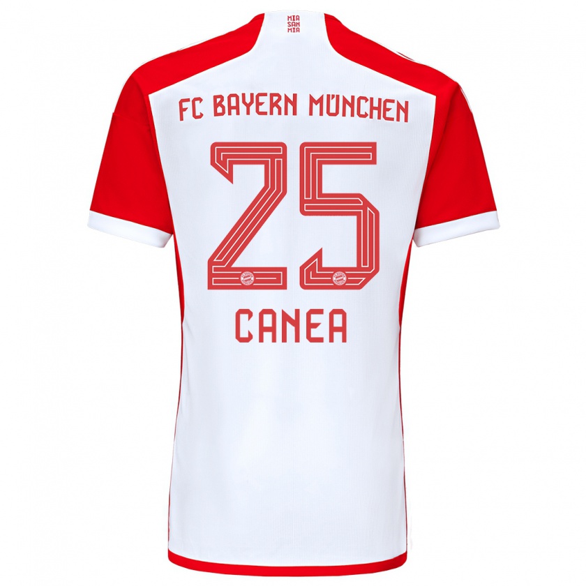 Kandiny Bambino Maglia Rares Canea #25 Rosso Bianco Kit Gara Home 2023/24 Maglietta