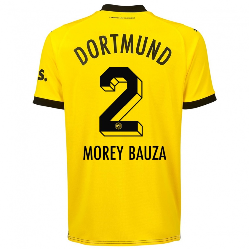 Kandiny Niño Camiseta Mateu Morey Bauzà #2 Amarillo 1ª Equipación 2023/24 La Camisa