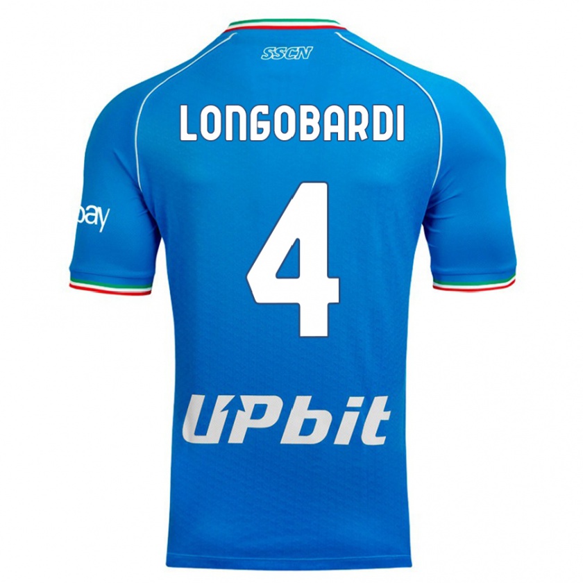 Kandiny Kinder Salvatore Longobardi #4 Himmelblau Heimtrikot Trikot 2023/24 T-Shirt Österreich