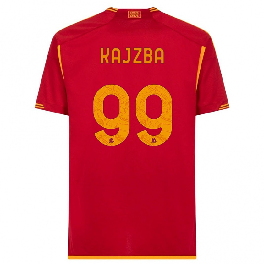 Kandiny Bambino Maglia Nina Kajzba #99 Rosso Kit Gara Home 2023/24 Maglietta