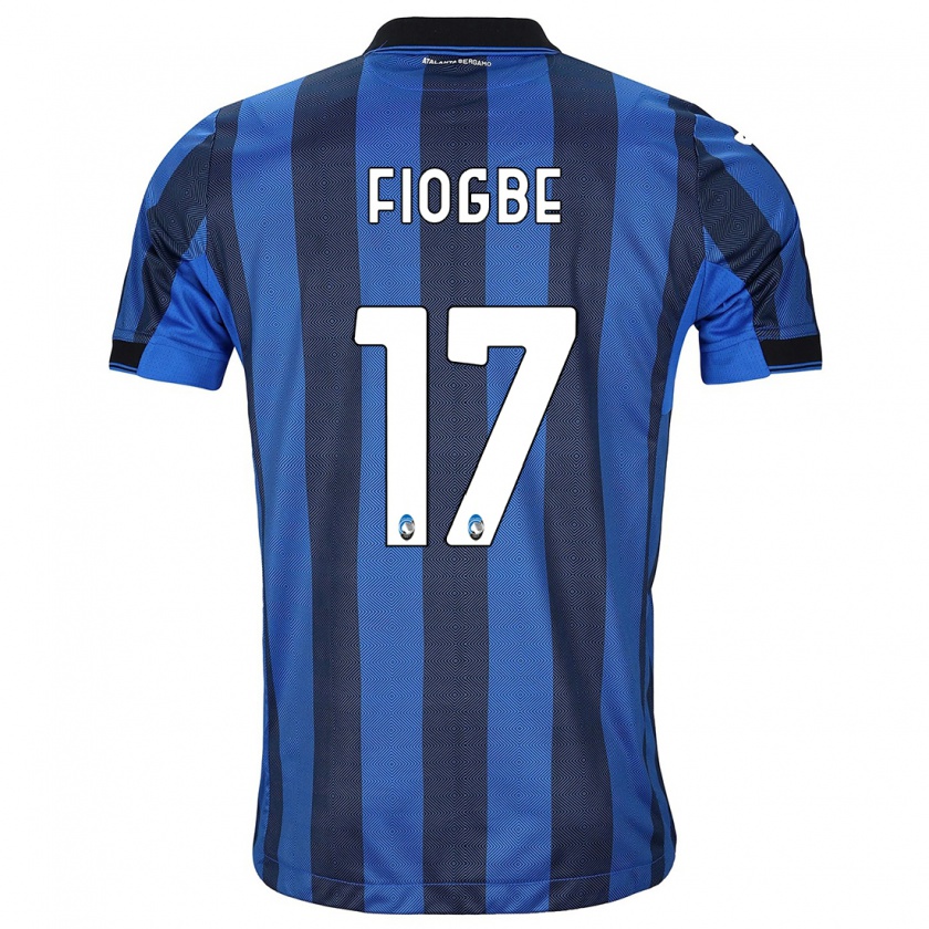 Kandiny Bambino Maglia Candas Fiogbe #17 Nero Blu Kit Gara Home 2023/24 Maglietta