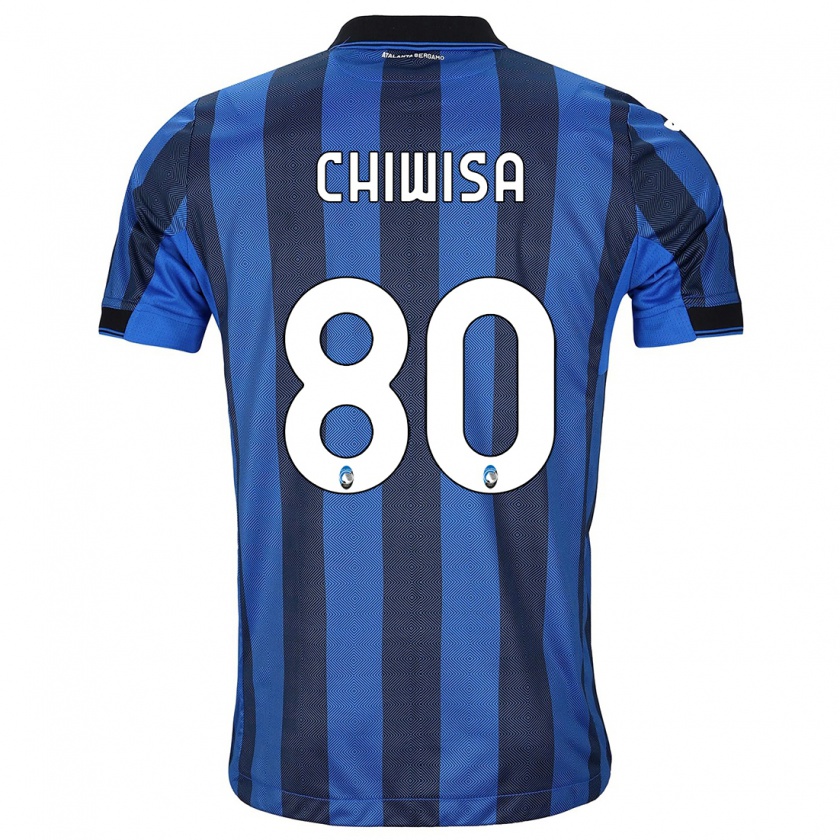 Kandiny Kinder Mannah Chiwisa #80 Schwarz Blau Heimtrikot Trikot 2023/24 T-Shirt Österreich