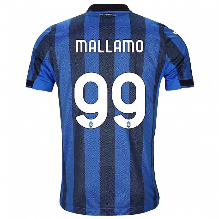 Kandiny Kinder Alessandro Mallamo #99 Schwarz Blau Heimtrikot Trikot 2023/24 T-Shirt Österreich