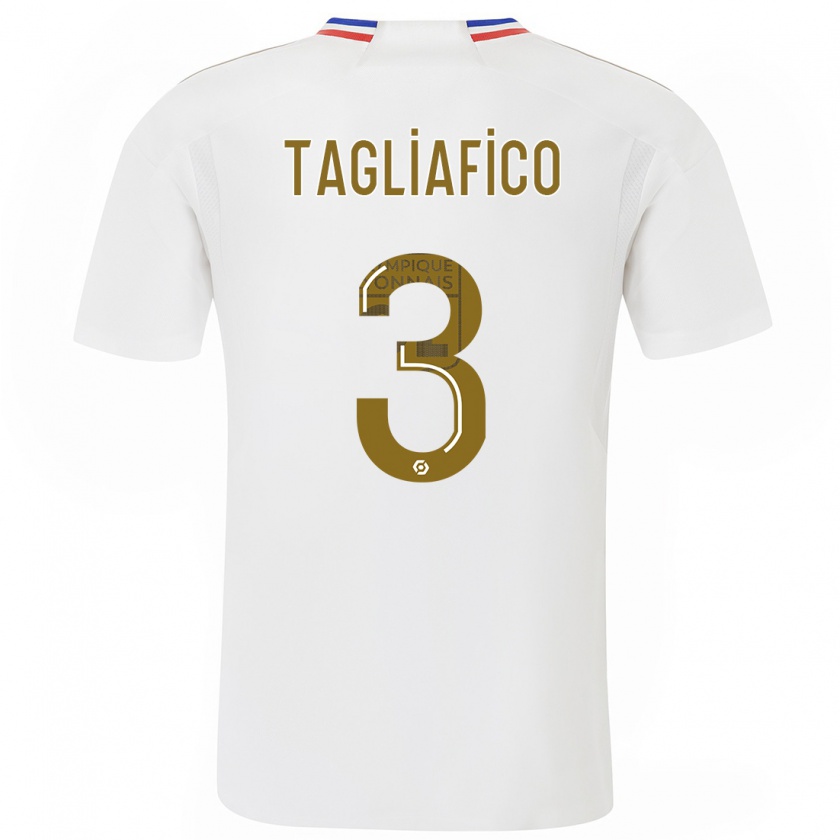 Kandiny Bambino Maglia Nicolás Tagliafico #3 Bianco Kit Gara Home 2023/24 Maglietta