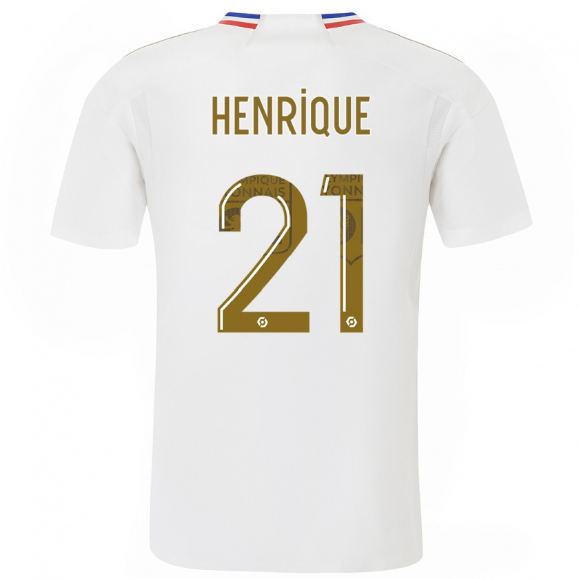 Kandiny Kinder Henrique Silva #21 Weiß Heimtrikot Trikot 2023/24 T-Shirt Österreich