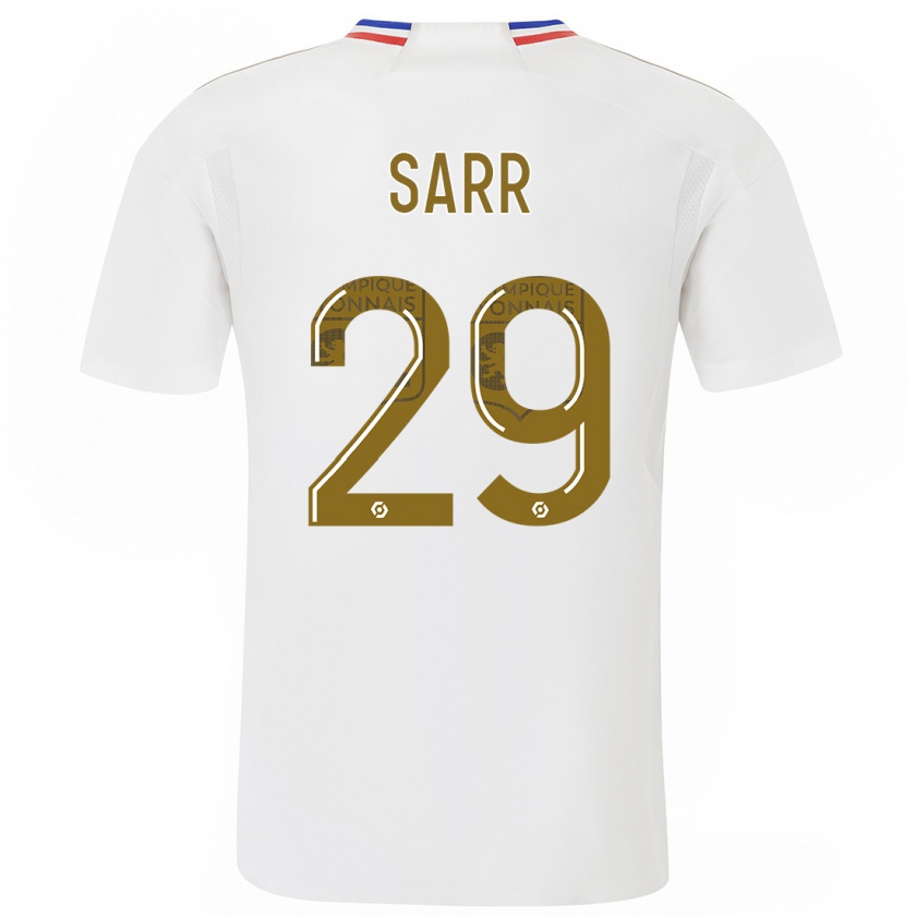 Kandiny Bambino Maglia Mamadou Sarr #29 Bianco Kit Gara Home 2023/24 Maglietta