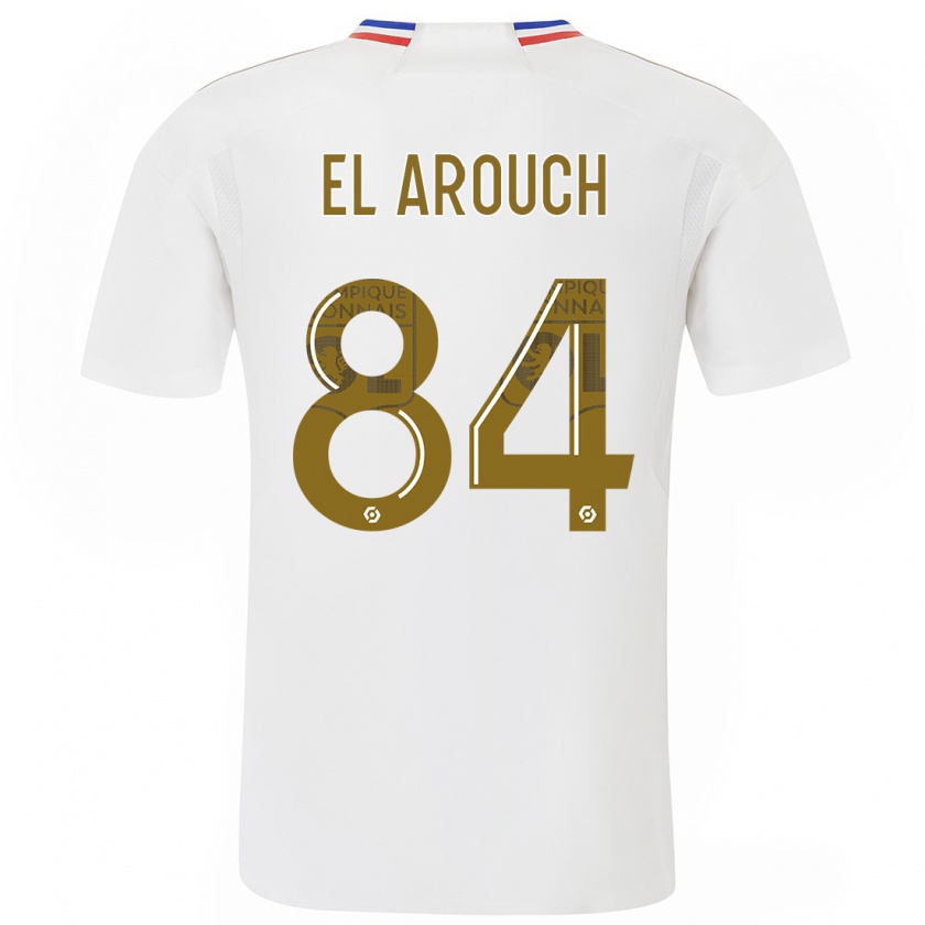 Kandiny Kinderen Mohamed El Arouch #84 Wit Thuisshirt Thuistenue 2023/24 T-Shirt België