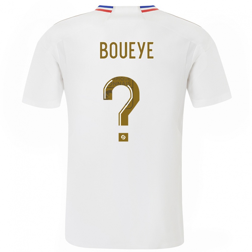 Kandiny Bambino Maglia Philippe Boueye #0 Bianco Kit Gara Home 2023/24 Maglietta