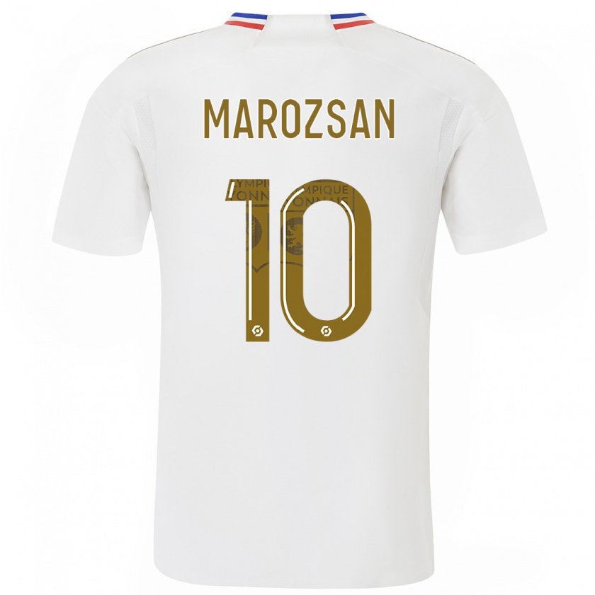 Kandiny Bambino Maglia Dzsenifer Marozsan #10 Bianco Kit Gara Home 2023/24 Maglietta