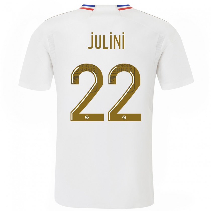 Kandiny Bambino Maglia Sally Julini #22 Bianco Kit Gara Home 2023/24 Maglietta