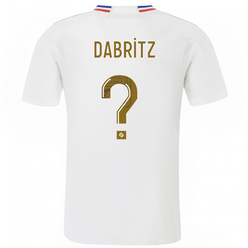 Kandiny Bambino Maglia Sara Dabritz #0 Bianco Kit Gara Home 2023/24 Maglietta