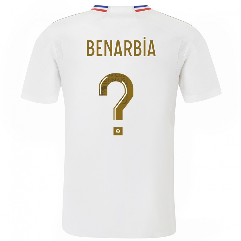 Kandiny Bambino Maglia Fares Benarbia #0 Bianco Kit Gara Home 2023/24 Maglietta