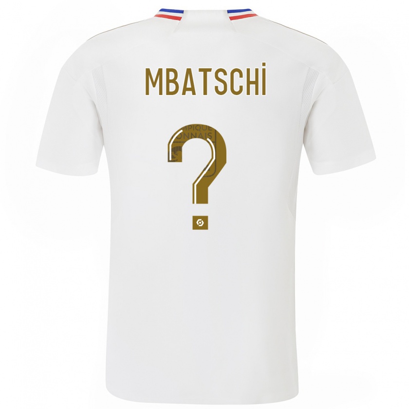 Kandiny Bambino Maglia Prince Mbatschi #0 Bianco Kit Gara Home 2023/24 Maglietta