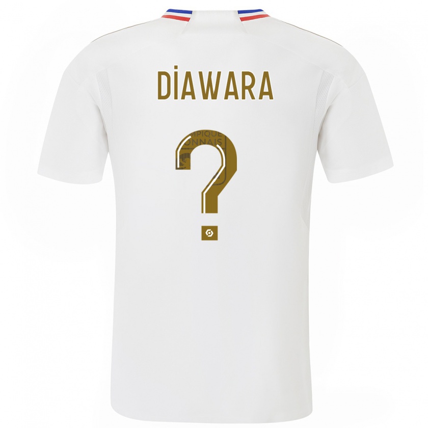 Kandiny Bambino Maglia Tidiane Diawara #0 Bianco Kit Gara Home 2023/24 Maglietta