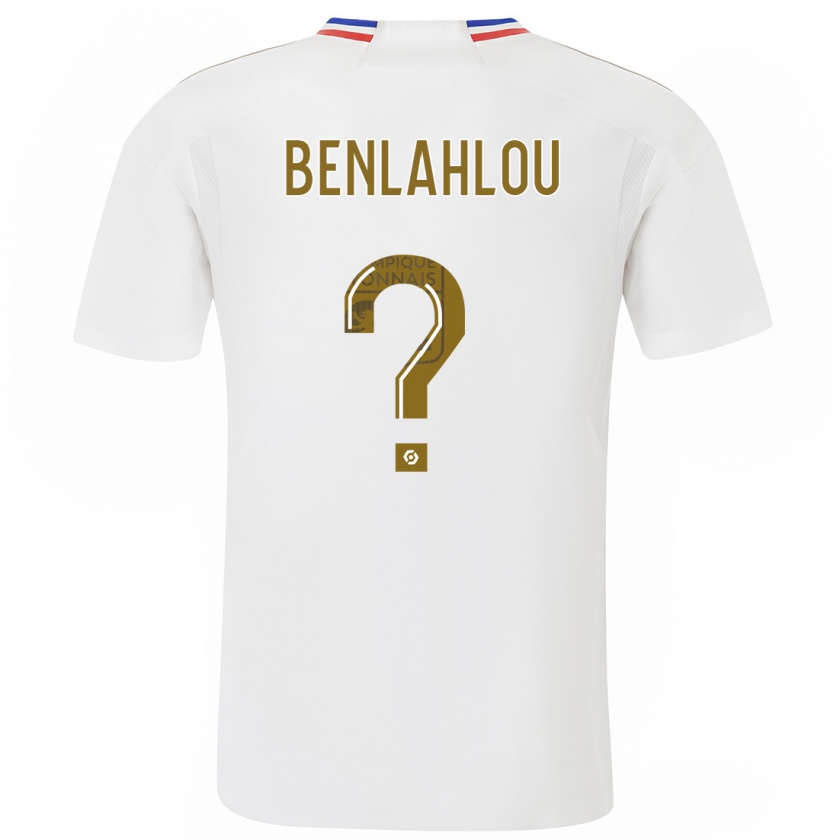 Kandiny Bambino Maglia Daryll Benlahlou #0 Bianco Kit Gara Home 2023/24 Maglietta