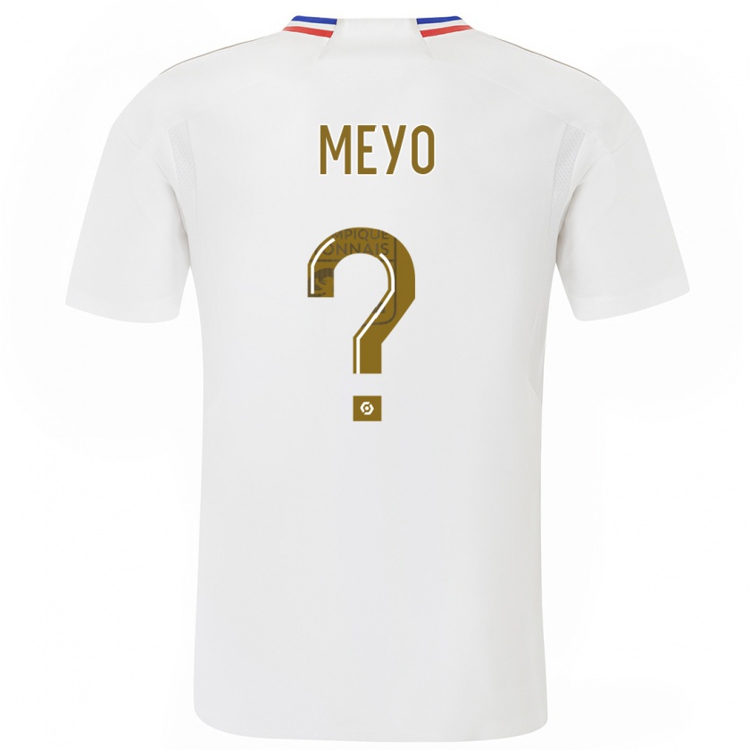 Kandiny Bambino Maglia Bryan Meyo #0 Bianco Kit Gara Home 2023/24 Maglietta