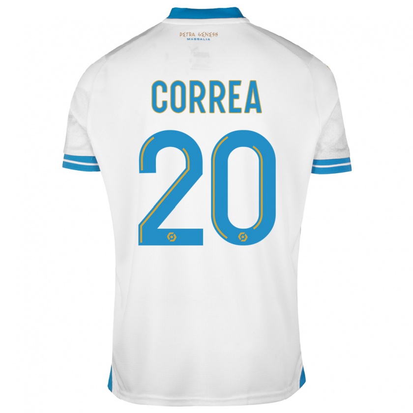 Kandiny Bambino Maglia Joaquín Correa #20 Bianco Kit Gara Home 2023/24 Maglietta