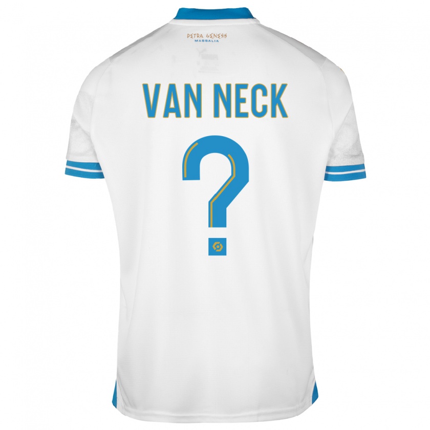 Kandiny Bambino Maglia Jelle Van Neck #0 Bianco Kit Gara Home 2023/24 Maglietta