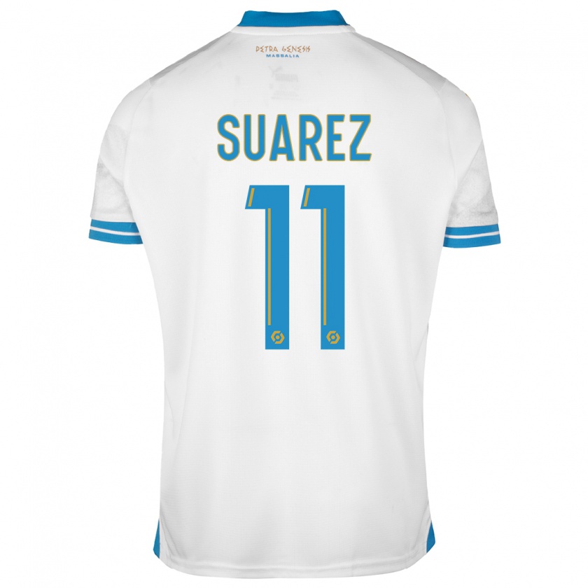 Kandiny Kinder Luis Suarez #11 Weiß Heimtrikot Trikot 2023/24 T-Shirt Österreich